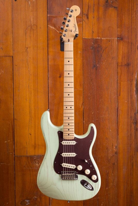 rustic ash stratocaster front