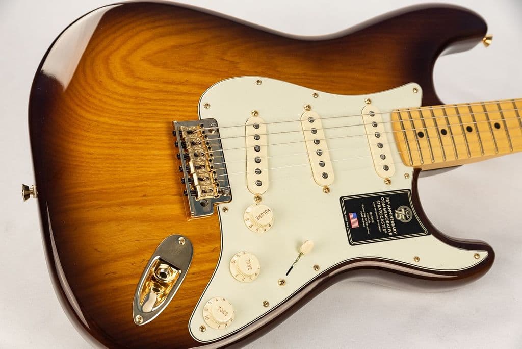 75th Anniversary Stratocaster Body front