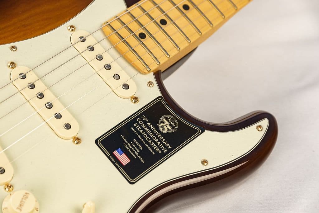 75th Anniversary Stratocaster Detail