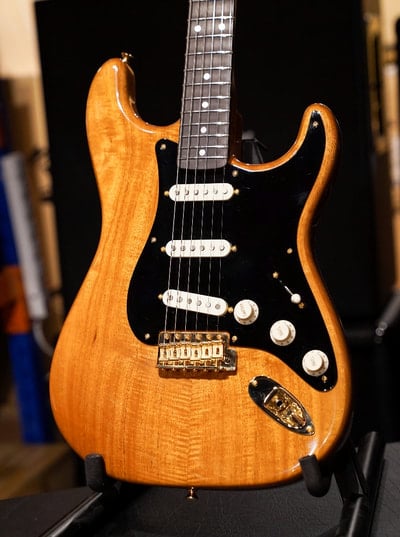 Artisan Figured Mahogany Stratocaster body