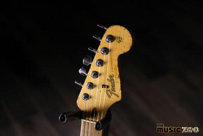 Jason Smith Masterbuilt Garage Mod Stratocaster headstock