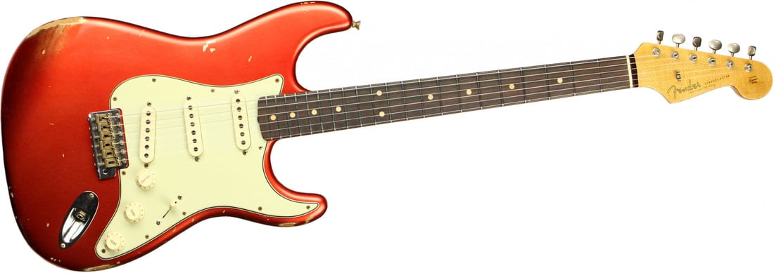 LTD 1960 Stratocaster Relic Faded Aged Melon Candy