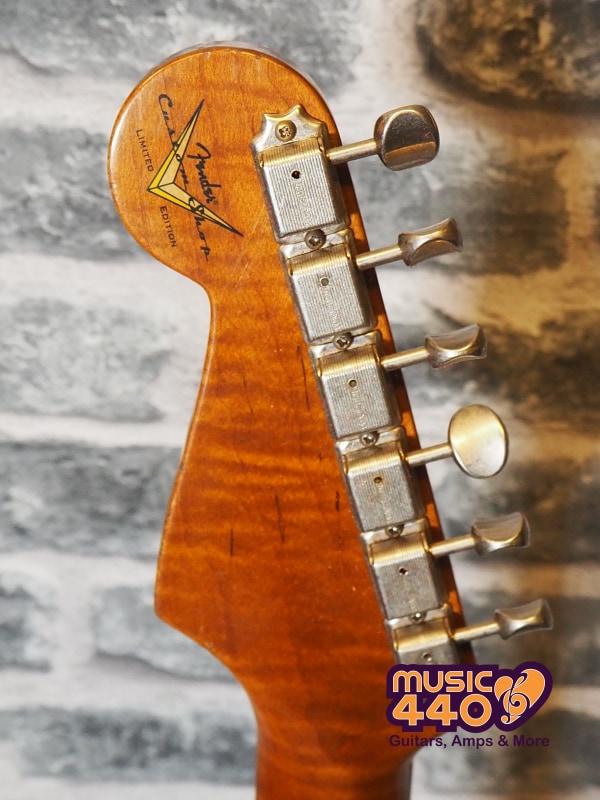 Limited Tomatillo Roasted Strat Relic headstock back