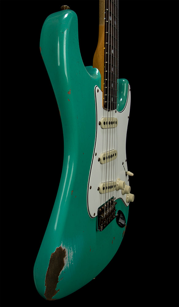 Time Machine '67 Stratocaster Heavy Relic body side