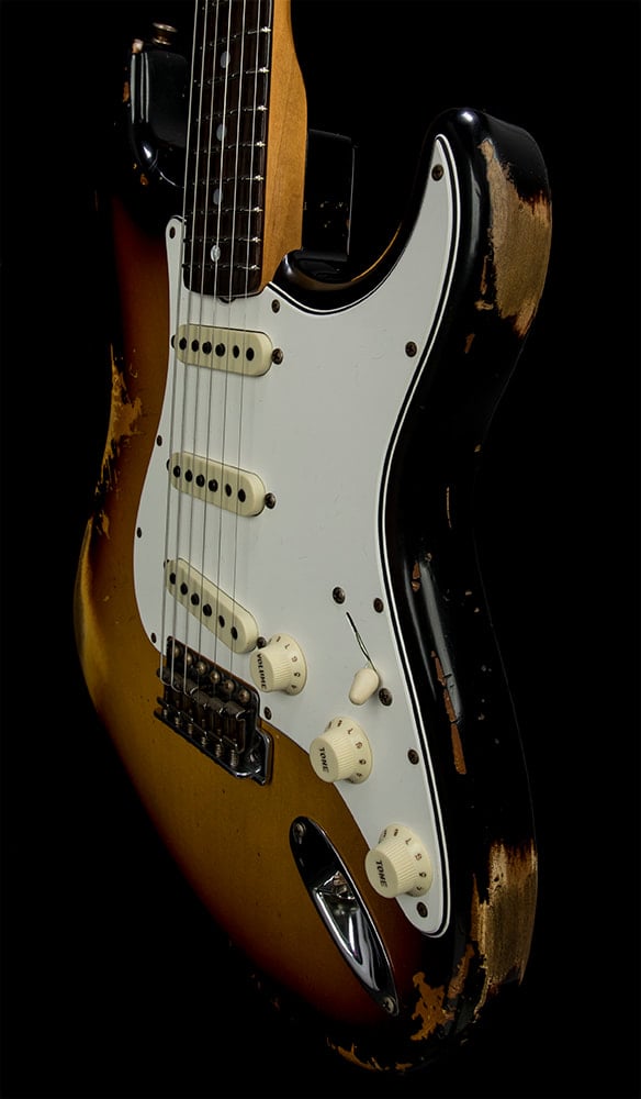 Time Machine '67 Stratocaster Heavy Relic body side