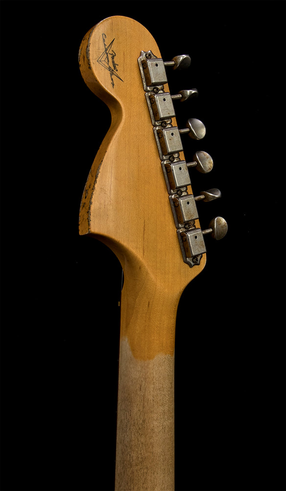 Time Machine '67 Stratocaster Heavy Relic headstock back