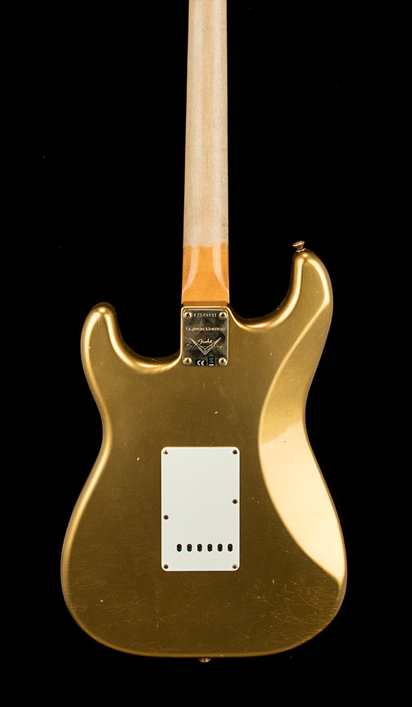 Limited '62 Bone Tone Stratocaster Journeyman Relic body back