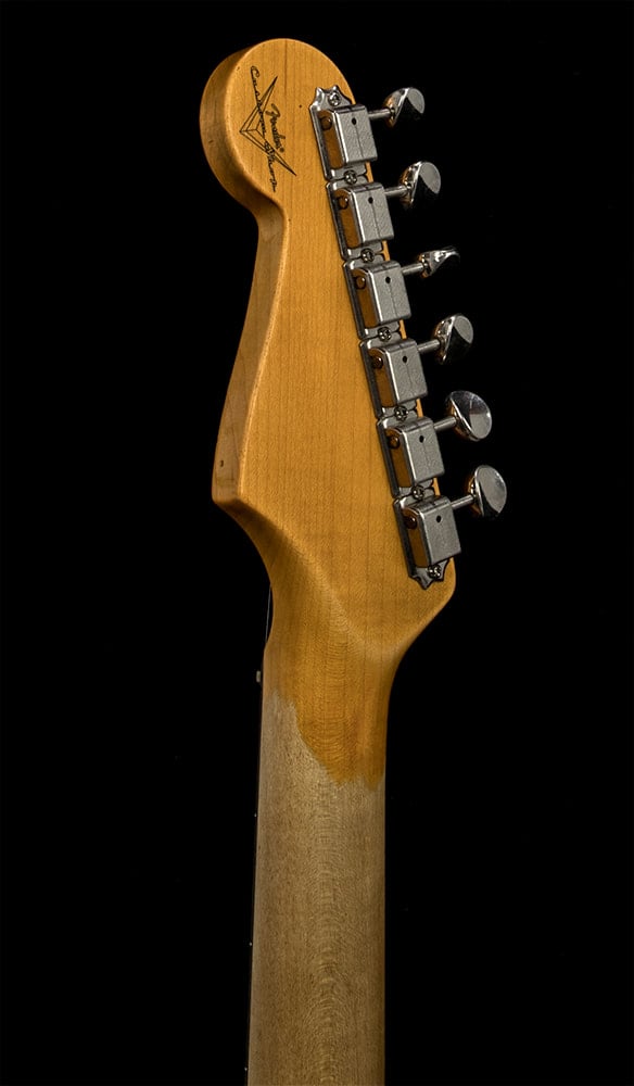 Postmodern Stratocaster Journeyman Relic with Closet Classic Hardware headstock back