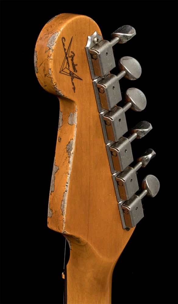 1959 stratocaster heavy relic headstock back