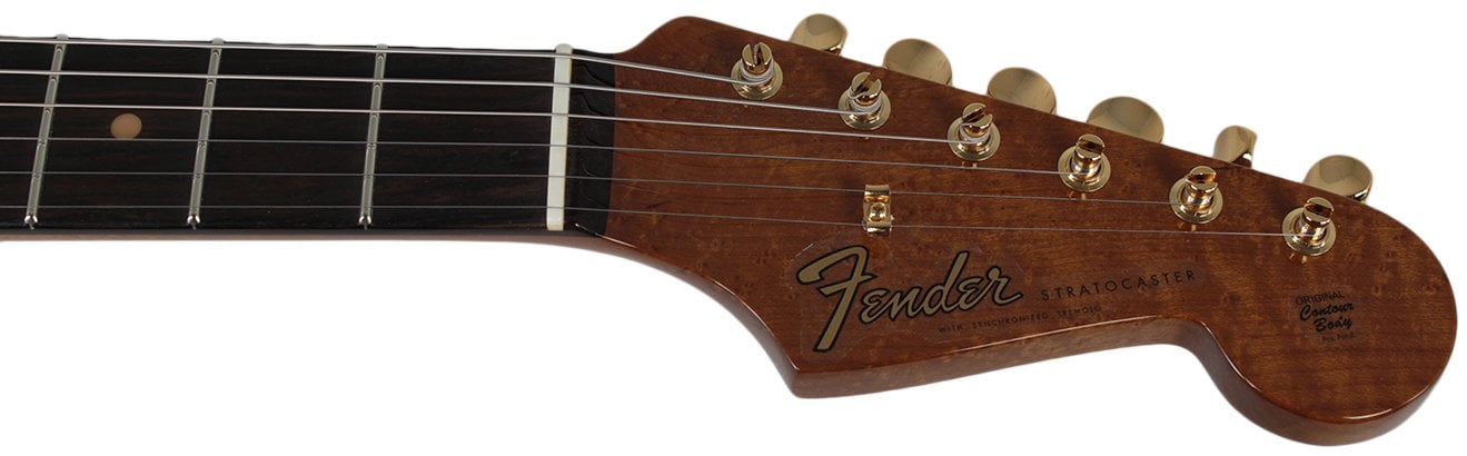 Artisan Tamo Ash Stratocaster headstock