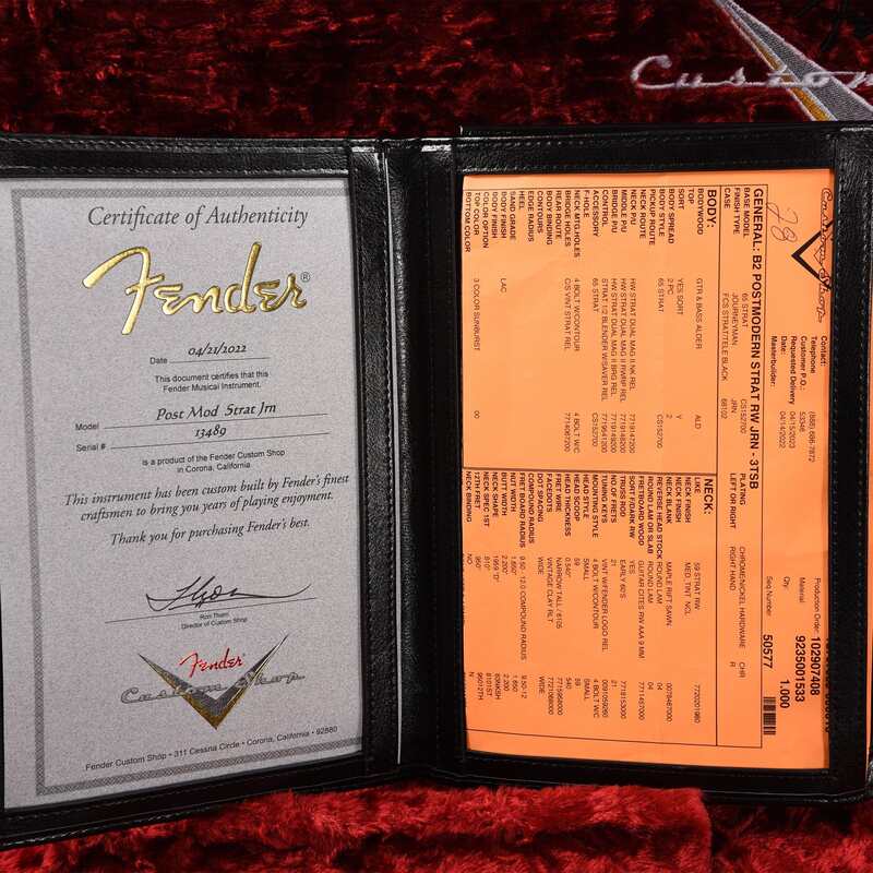 Postmodern stratocaster Certificate