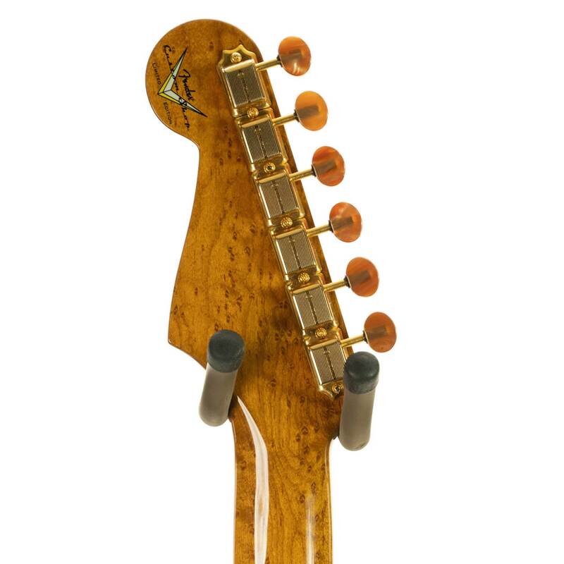 Artisan Koa Stratocaster Thinline Headstock Back