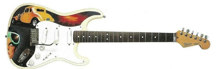 La Stratocaster che Pamelina H. regalò a Jeff Beck.