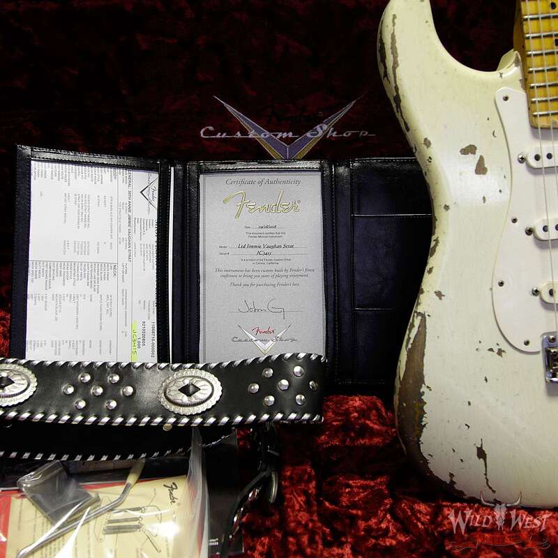 Jimmie Vaughan stratocaster Certificate