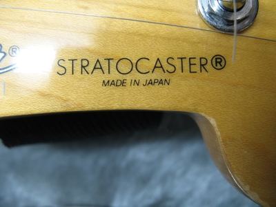 Kahler Standard Stratocaster MIJ made in japan decal