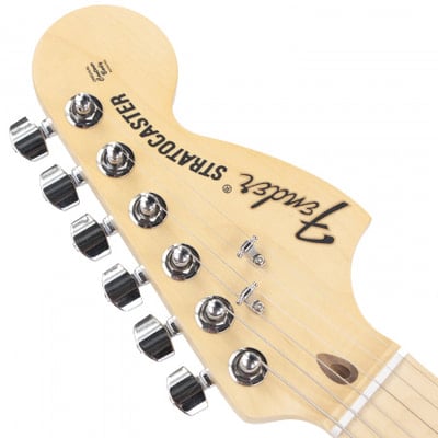Sandblasted Stratocaster headstock