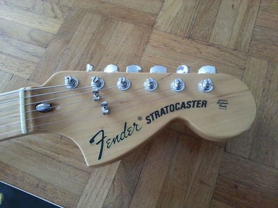 Classic '70s Stratocaster headstock