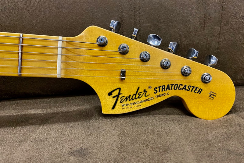 1968 Stratocaster Relic Headstock front