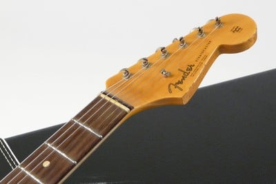 1963 Stratocaster Headstock front