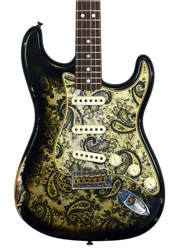 Limited '69 Black Paisley Stratocaster Relic body