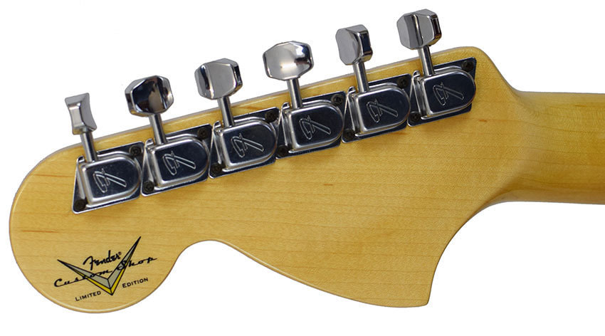 Limited '69 Black Paisley Stratocaster Relic headstock back