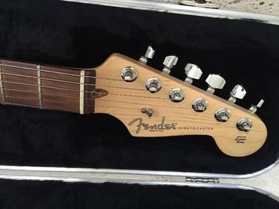American Stratocaster HSS Headstock front
