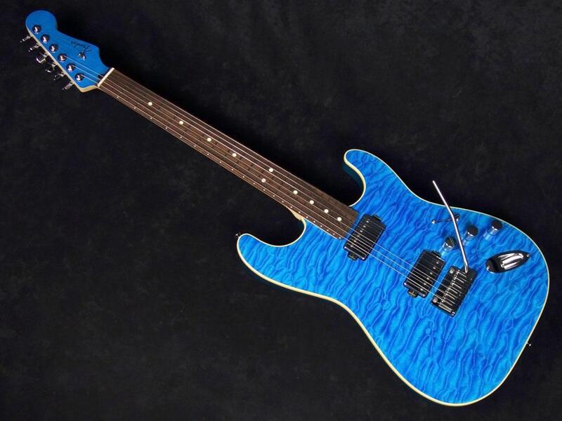 MIJ Modern Stratocaster Caribbean Blue Transparent