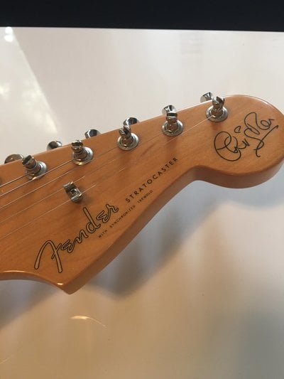 Chris Rea stratocaster Headstock front
