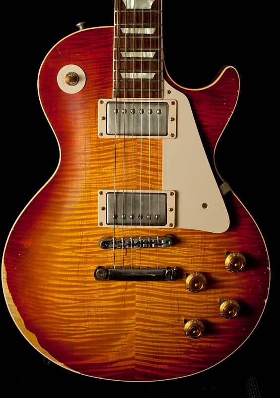 Gibson Les Paul Standard 1959 Texas Burst Heavy Aged