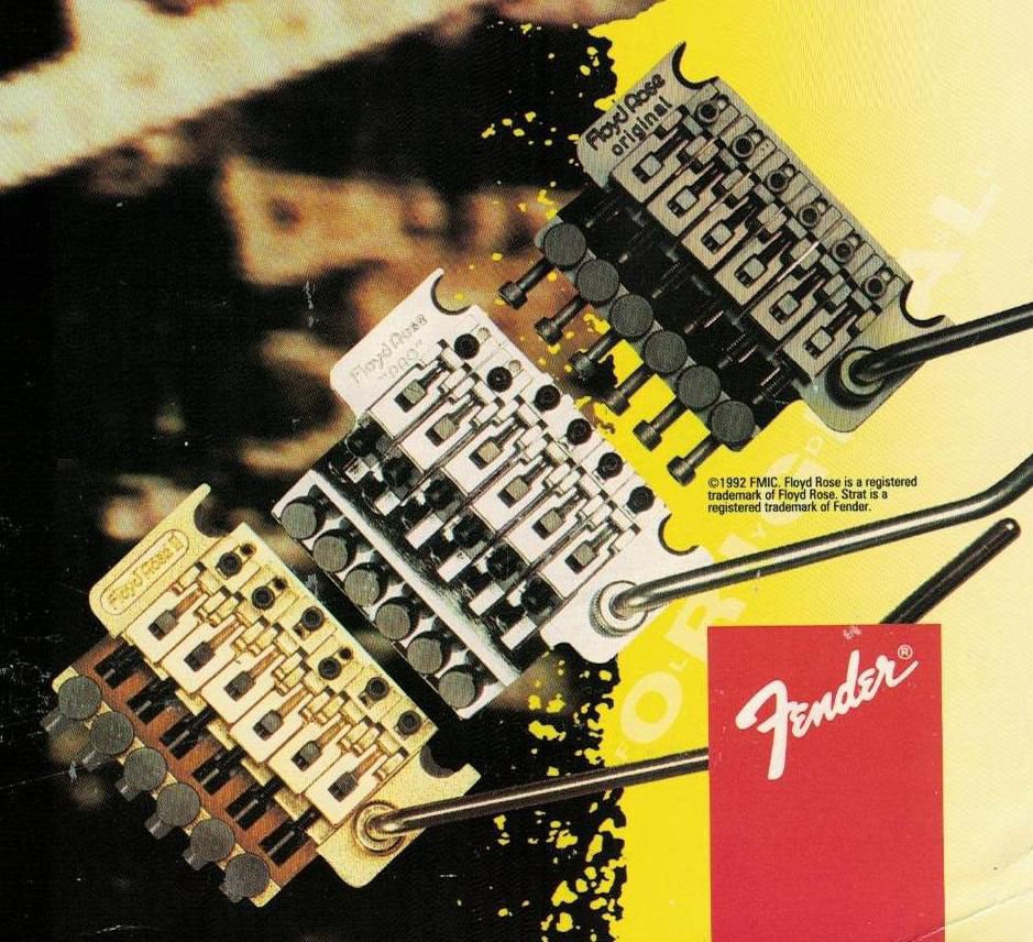 Floyd Rose Original, II e Pro sul Fender Frontline