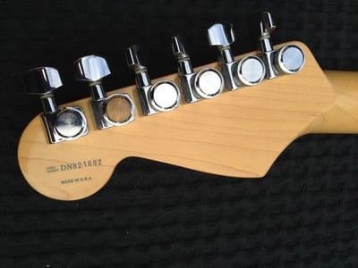 American Deluxe Stratocaster Headstock Back