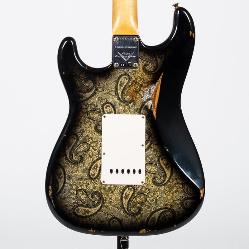 Limited 1968 Paisley Stratocaster Relic body back