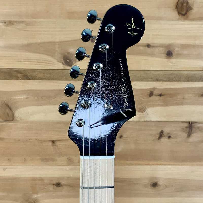 Andy Summers Monochrome stratocaster Headstock front