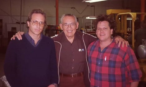 Da sinistra a destra: George Blanda, Freddie Tavares e John Page, circa 1985