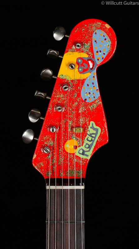 George Harrison Rocky stratocaster Headstock front