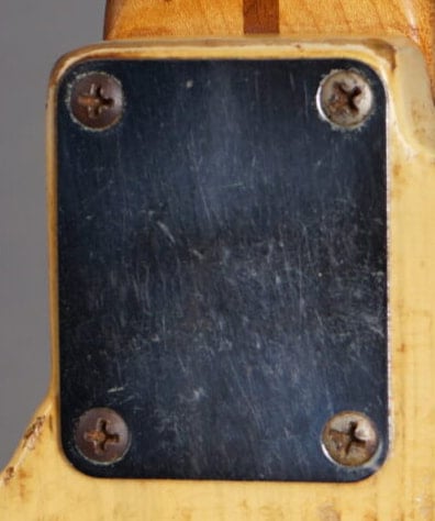 1953 Telecaster neck plate, Courtesy of Guitar Point