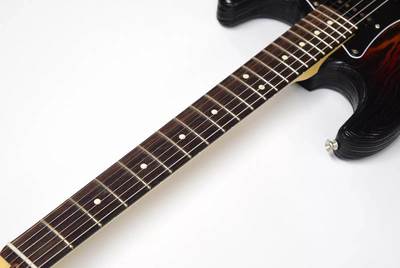 Sandblasted Stratocaster fretboard