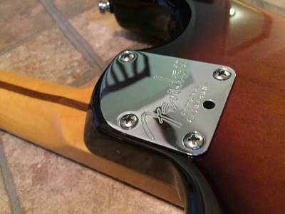 American Deluxe Stratocaster Neck Plate