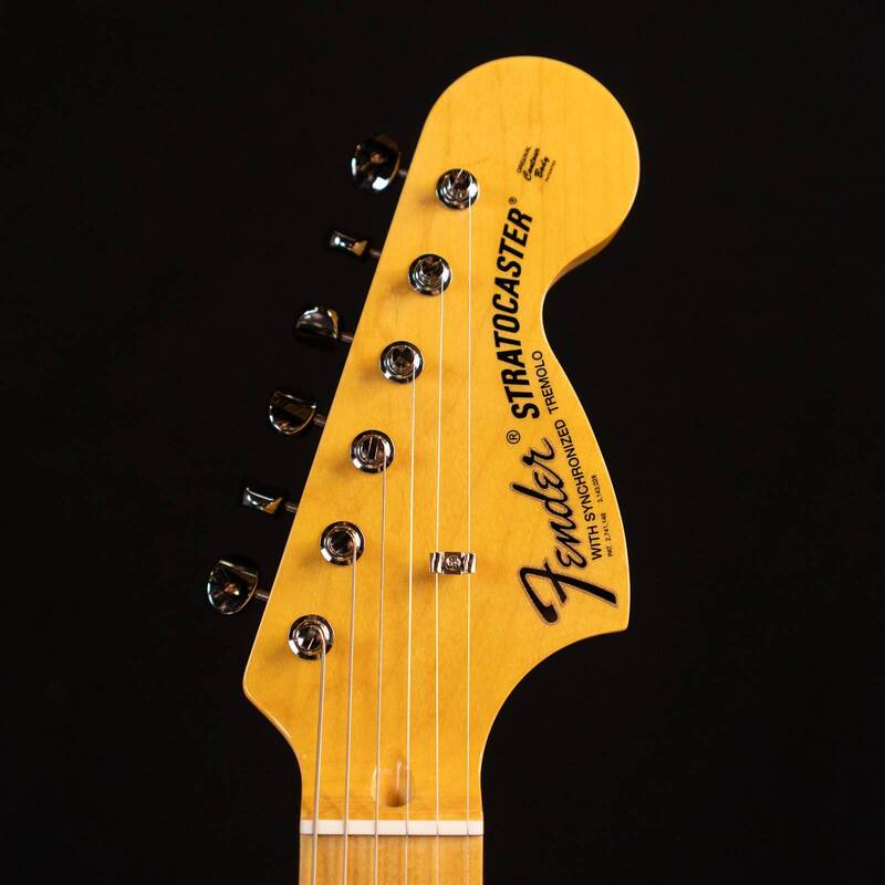 JV Modified '60s stratocaster Headstock front