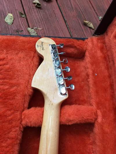 1969 Stratocaster Headstock Back