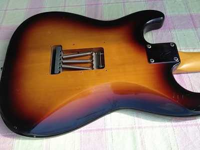 MIJ 60's Stratocaster body back