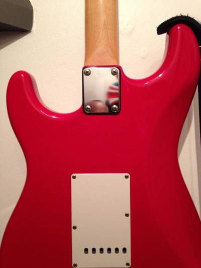 Squier Standard Stratocaster body back