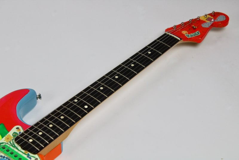 George Harrison Rocky Stratocaster fretboard