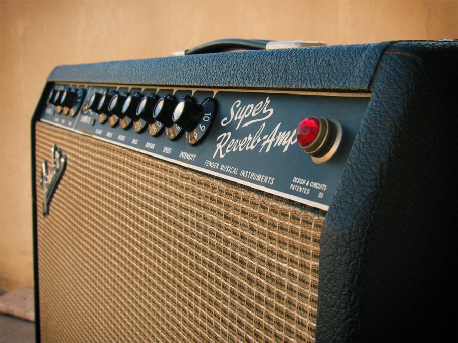 1967 Fender Super Reverb knobs (right)