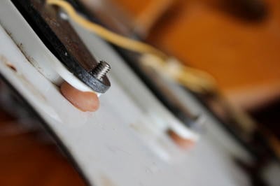 '62 Vintage Stratocaster "Squier Series" rubbing