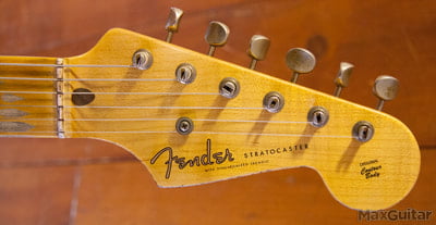 Limited Edition 1956 Relic Stratocaster headstock