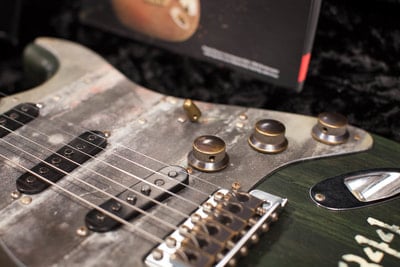 Pacific Battle Stratocaster MBYS detail