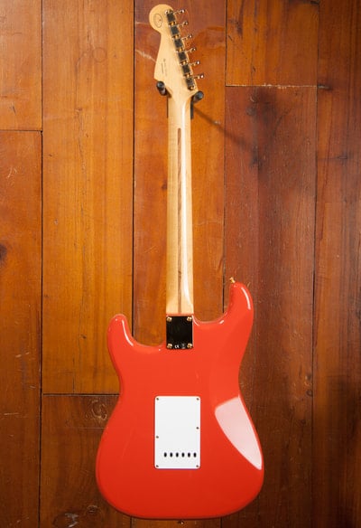 FSR 50s Classic Stratocaster Fiesta Red back
