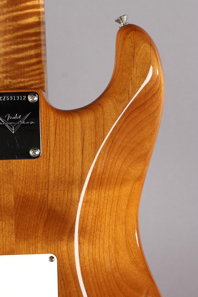 Artisan Spalted Maple Stratocaster neck plate