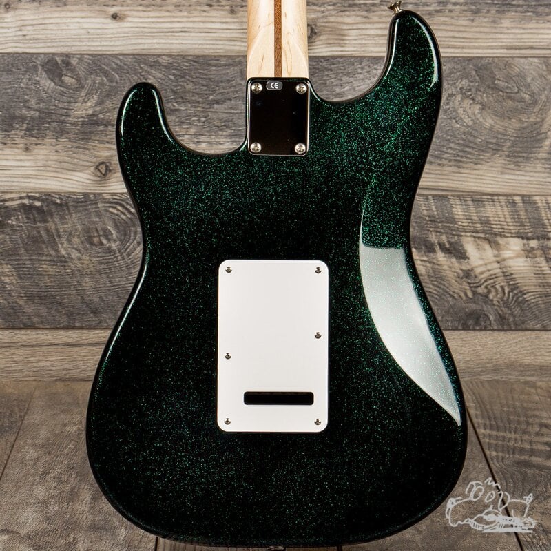 Limited Edition Flip Flop Green Blue Standard Stratocaster body back